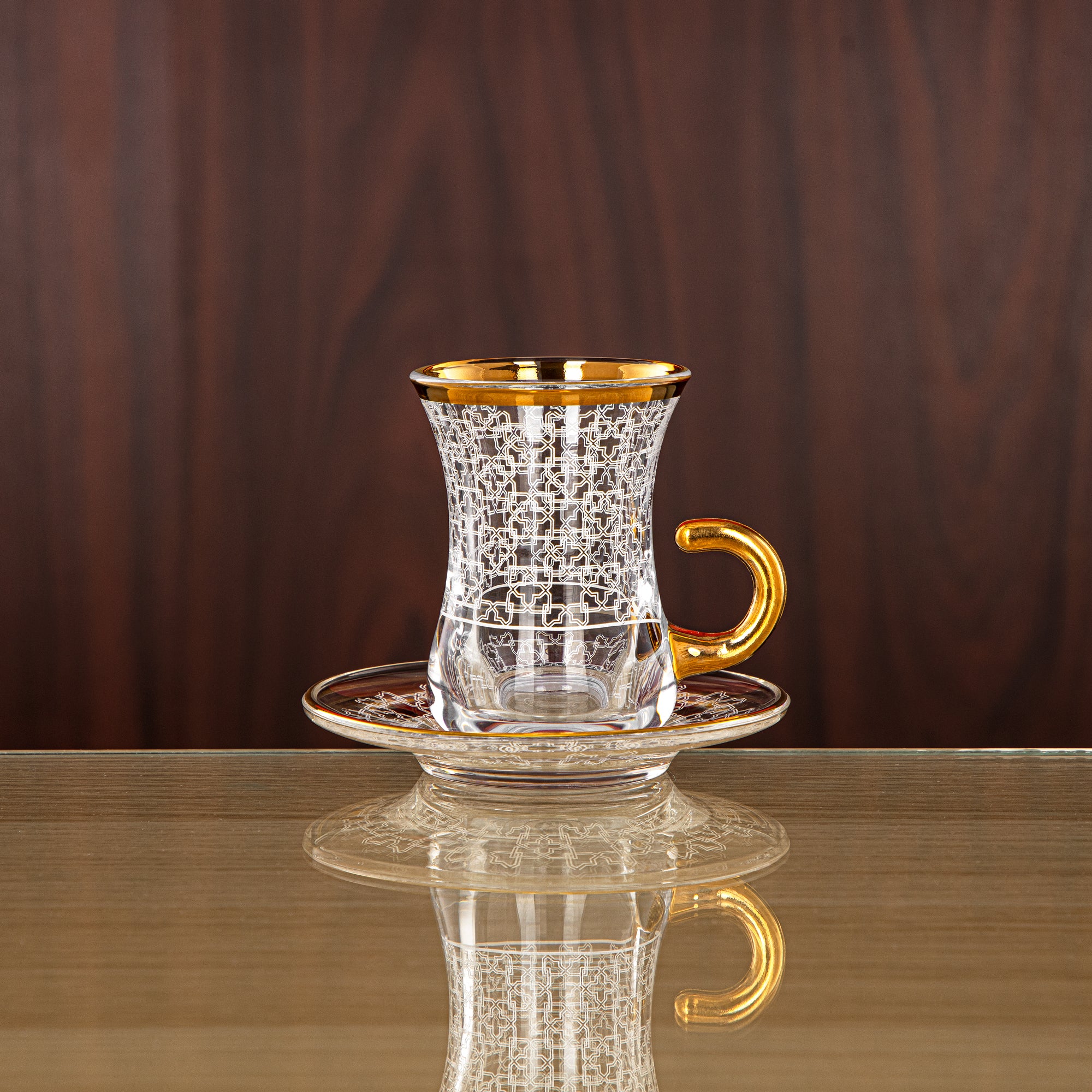 Almarjan 120 ML Glass Tea Cup - 1043BJ-0001P-SZH