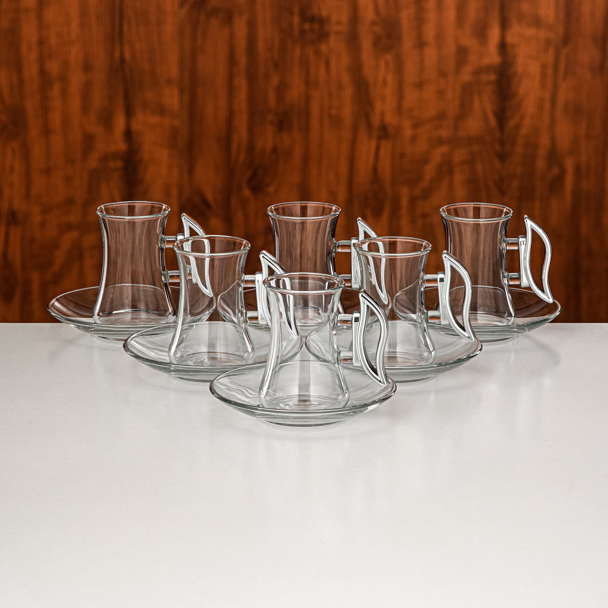 طقم ترامس المرجان بلمسة نهائية فضية عاكسة 21 قطعة (0.7L + 1L) (FG811-21 ALLC) – تقديم أنيق | رمضان و التجمعات