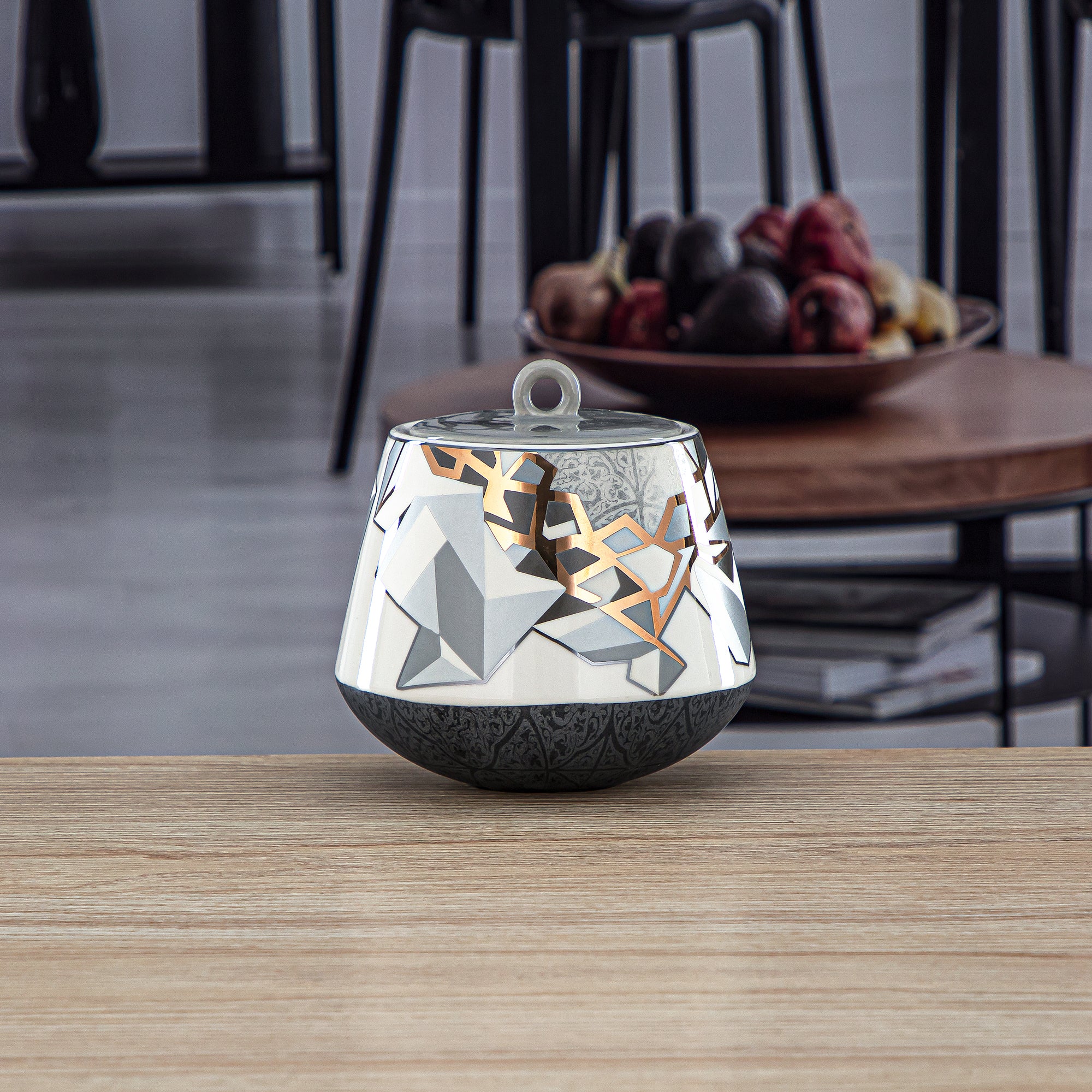 برطمان كوكيز بورسلين من المرجان 700 مل - 1235