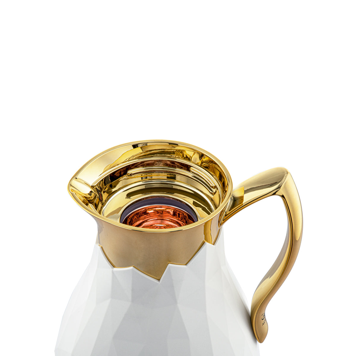 ترمس المرجان 1 لتر عاجي غير لامع وذهبي - SM-2C131-100 IV / G