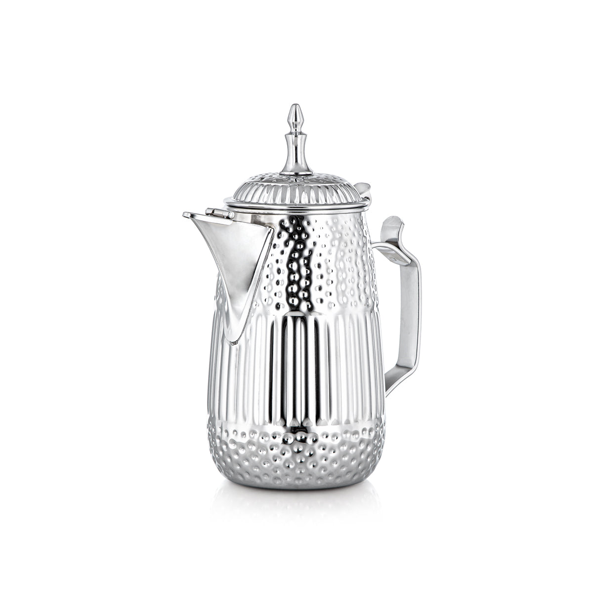 Almarjan 1 Liter Marabaa Collection Stainless Steel Milk Jug Silver - STS0010955