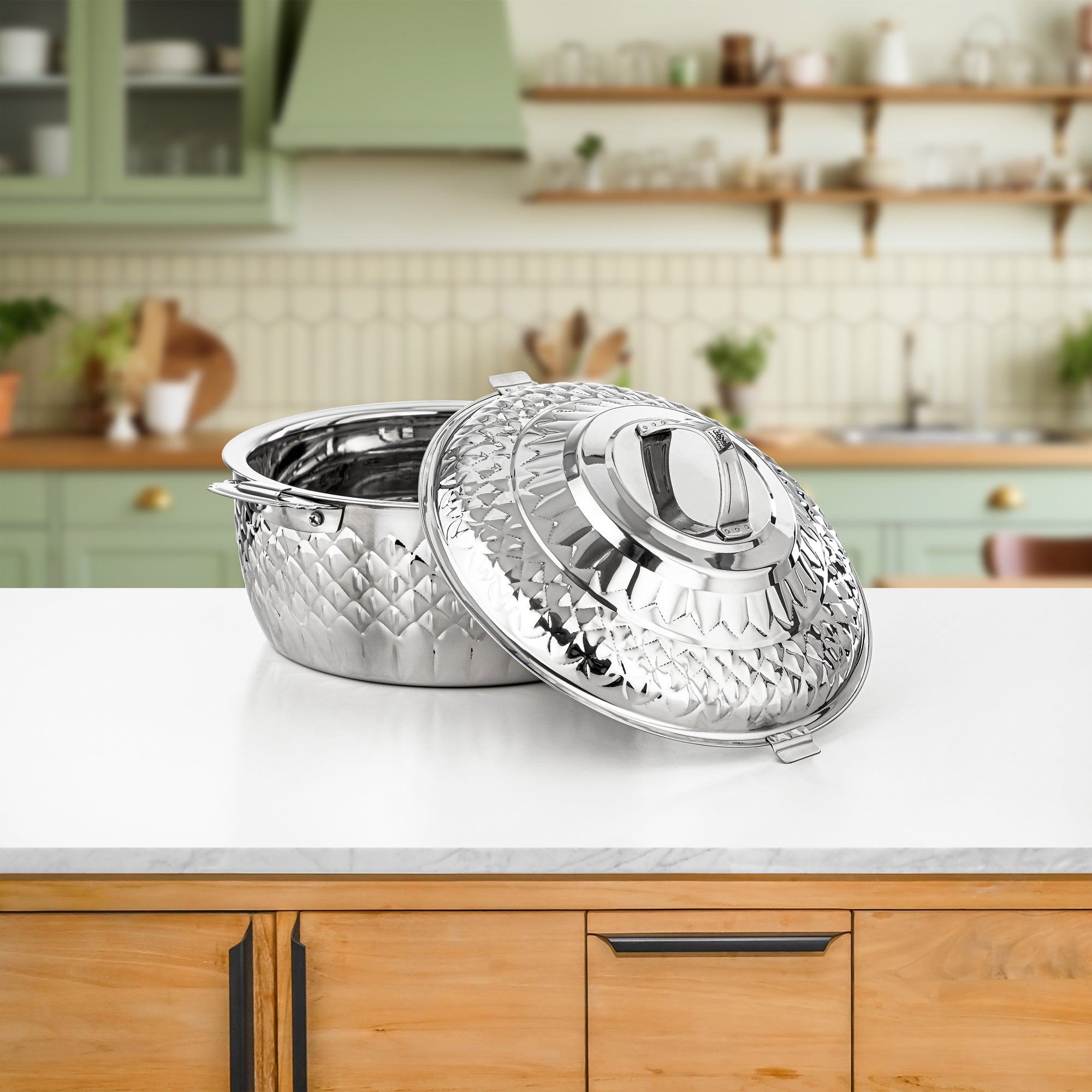 Almarjan Hot Pot Set 4 Pieces Mirror Finish – Sana Collection