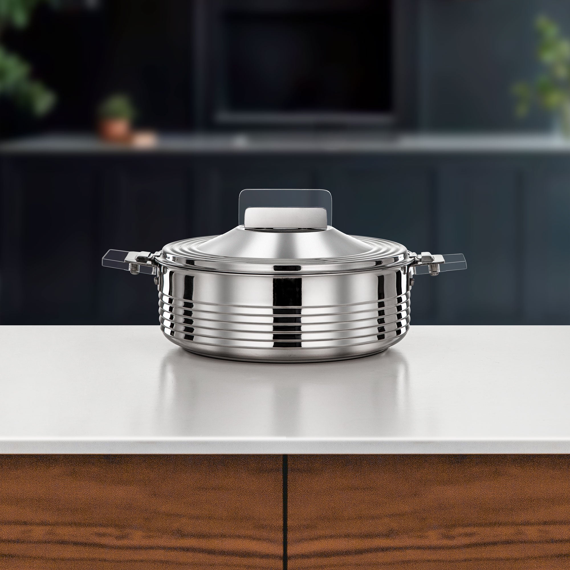 المرجان مهرة حرارات 3.5 لتر فضي (H25P3)