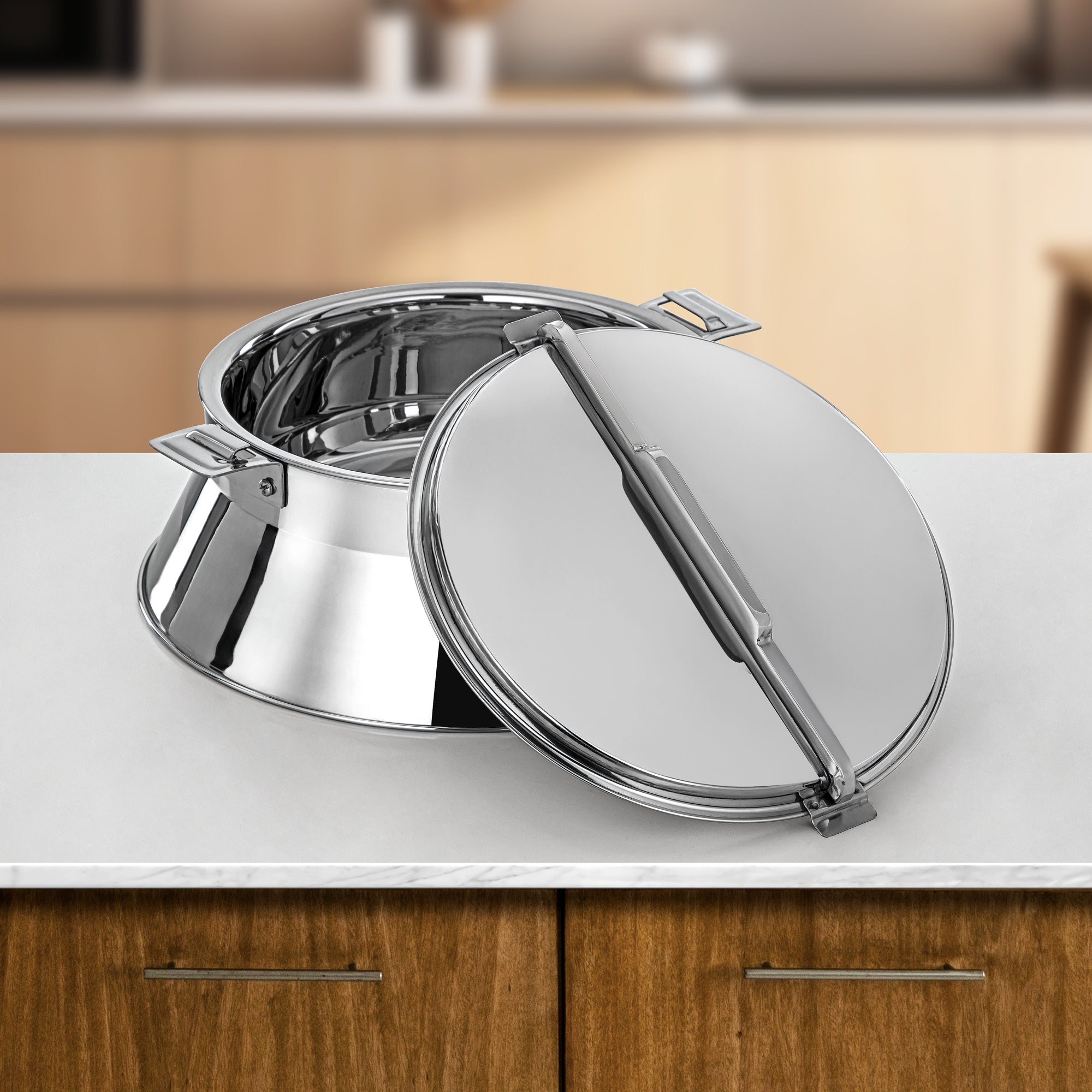 المرجان حرارات طقم ستانلس ستيل 3000ml + 4000ml + 6000ml (H25P8) – Dalal Collection | تصميم عصري لرمضان والتجمعات