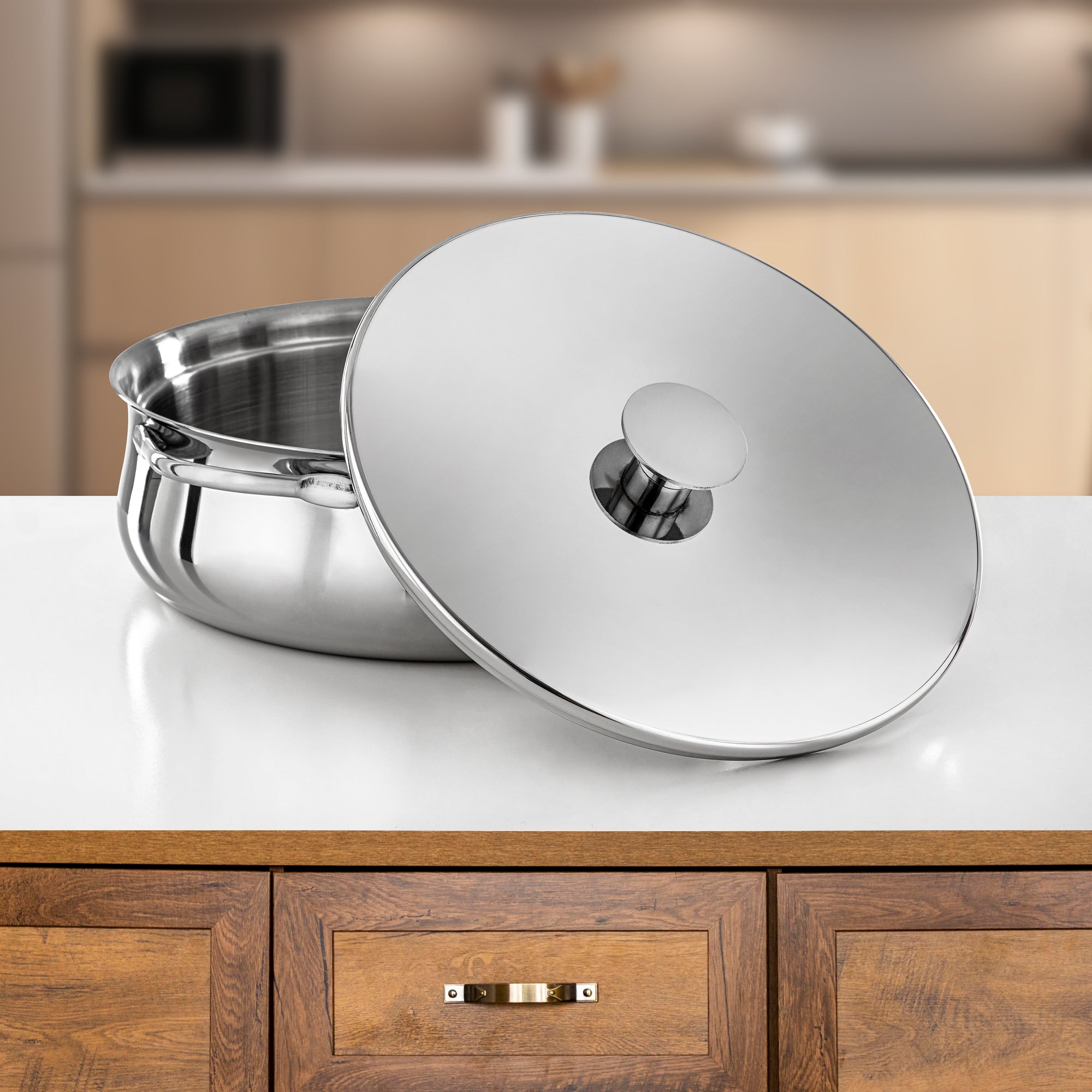 المارجان حرارات ستانلس ستيل، 35 سم (6000 مل)، فضي (H25P15) - مجموعة جواهر