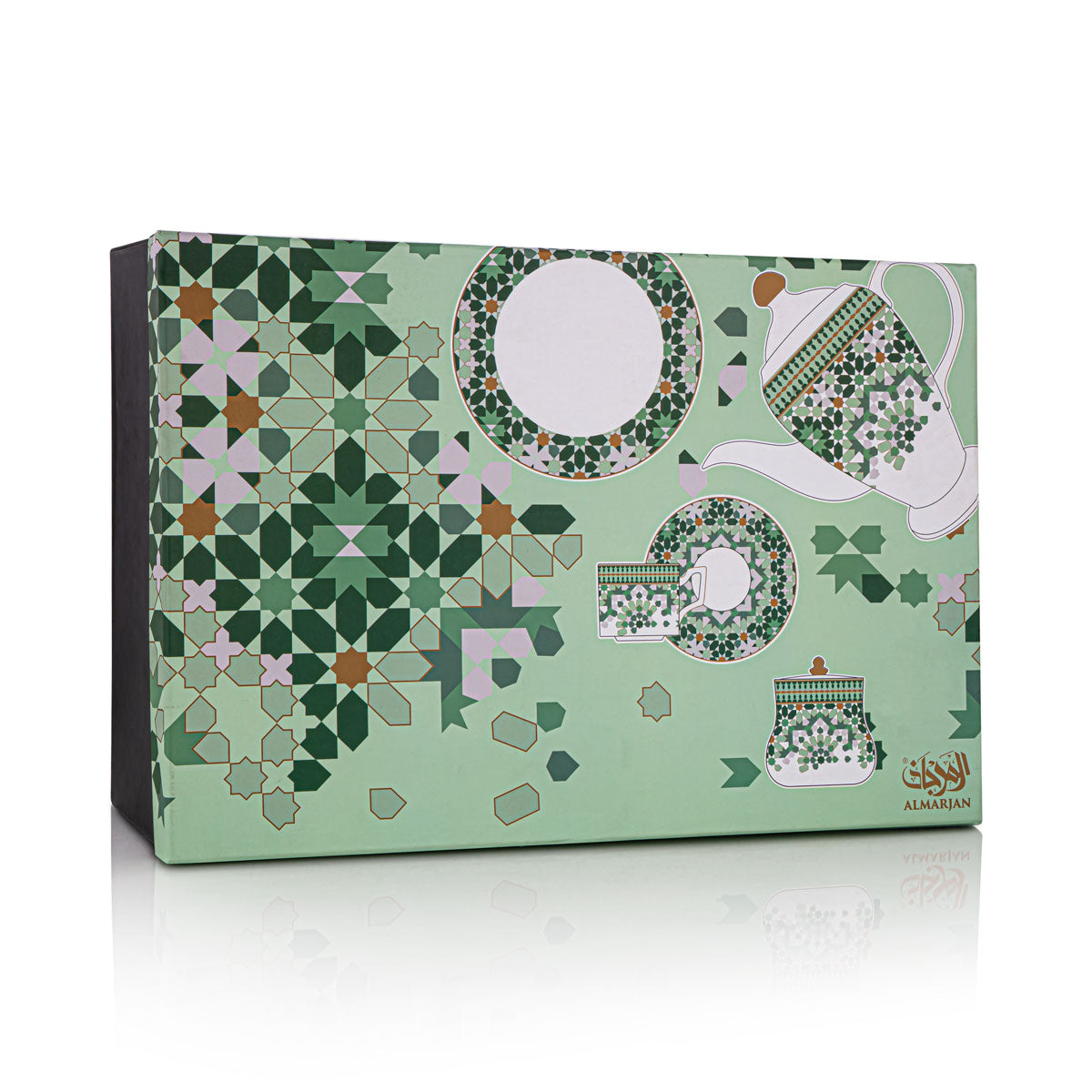 المرجان طقم شاي 20 قطعة من مجموعة فنون - 1777