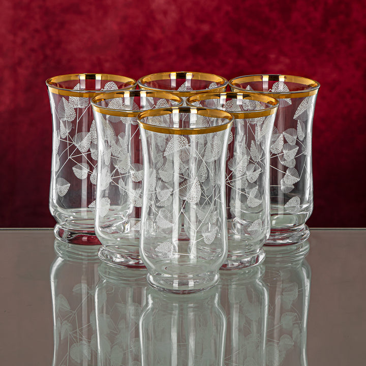 Almarjan 250 ML Glass Water Cup - 1102B-YLX