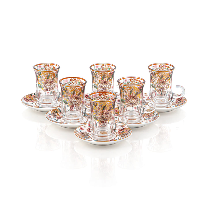 Almarjan 29 Pieces Tea Set - SDT07/10HF-23-14A,28-SDT-TR-14A