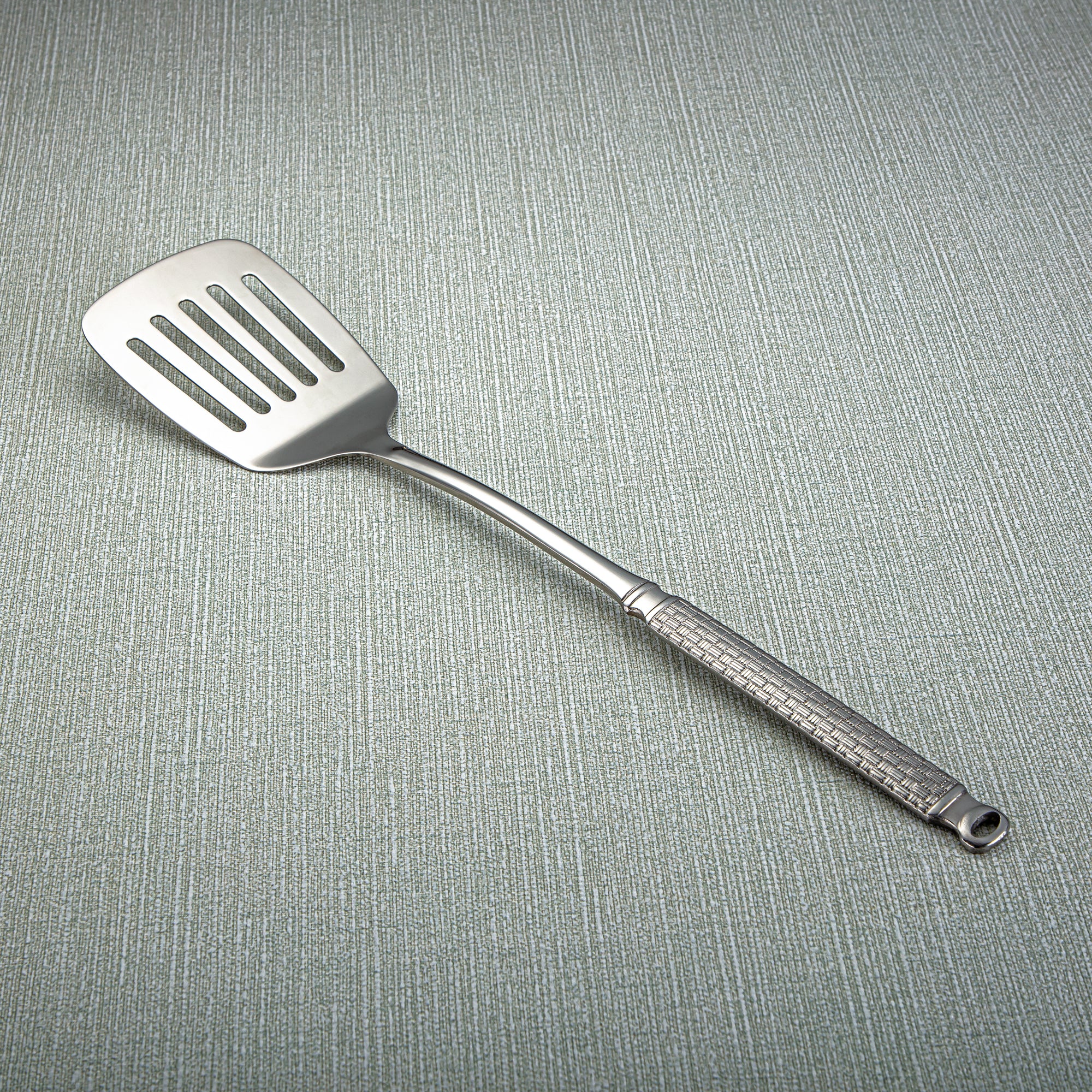 Almarjan Stainless Steel Slotted Turner Silver - CUT0010335