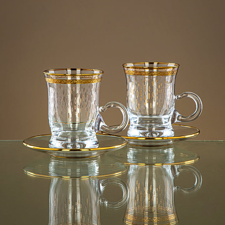 Combi 6 Pieces Glass Tea Cup Set - G1013/1Z-35/11