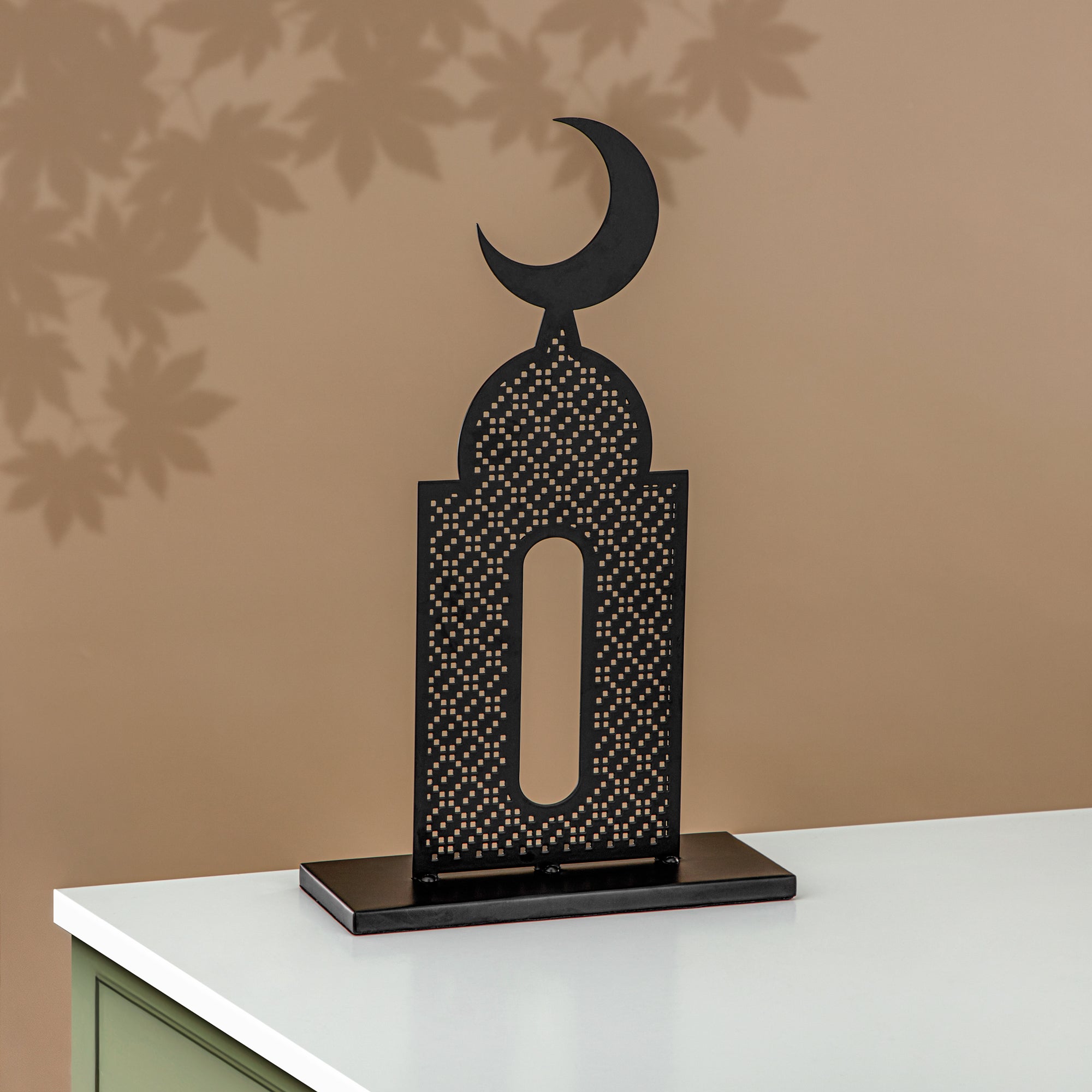 Almarjan Moon Table Decoration, Black (MD-3032 A) - Ramadan Decoration