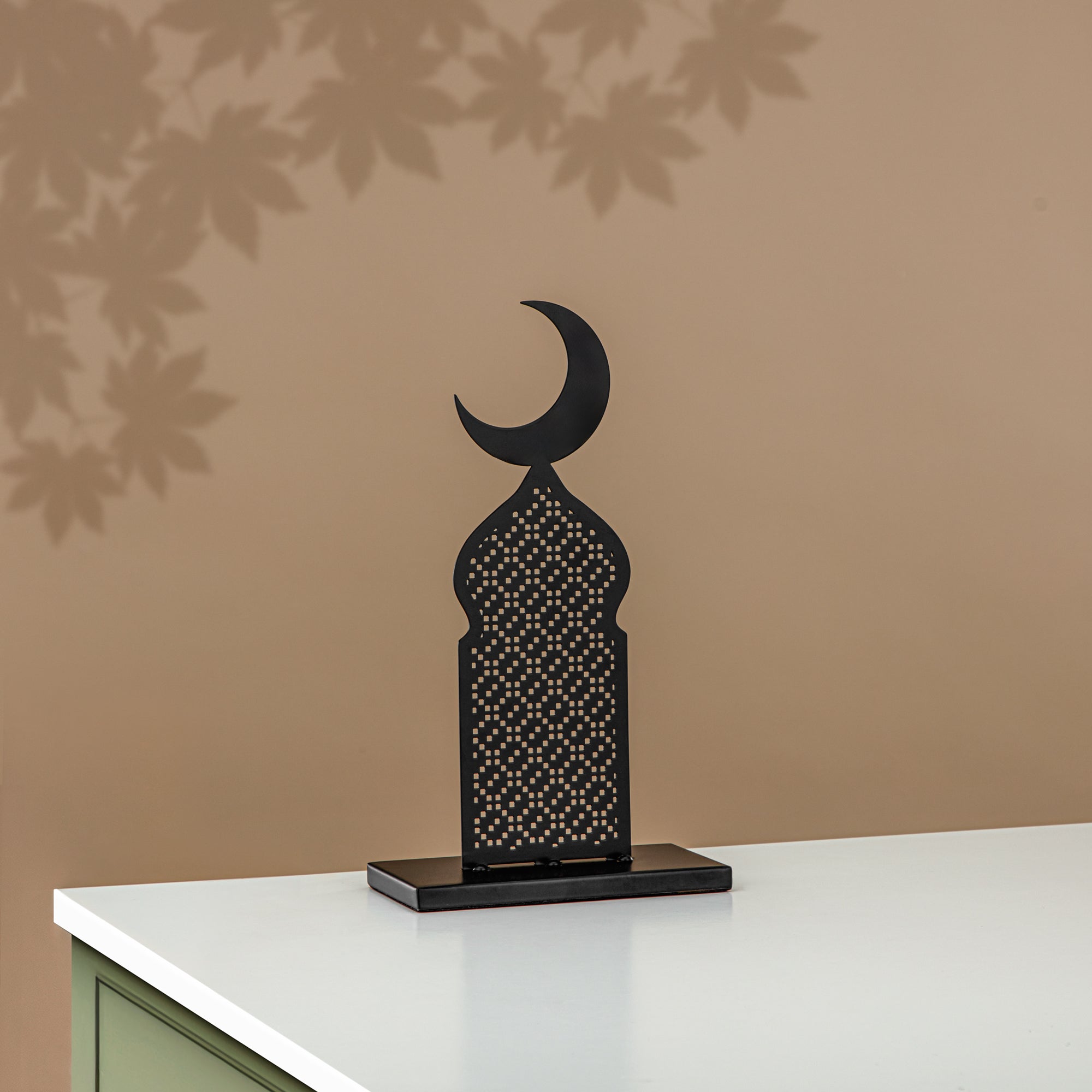 Almarjan Moon Table Decoration, Black (MD-3032 B) - Ramadan Decoration