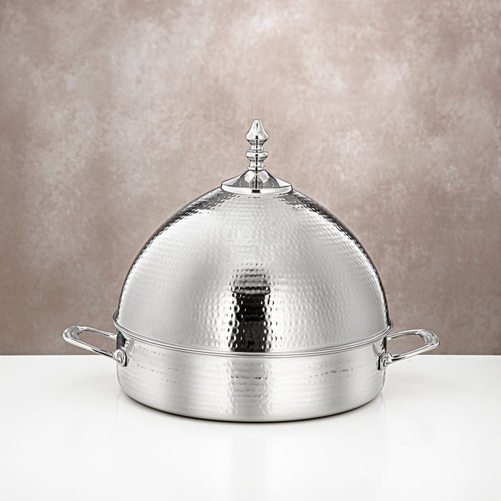 Almarjan 3500 ML Stainless Steel Hot Pot Silver - MD-1120B