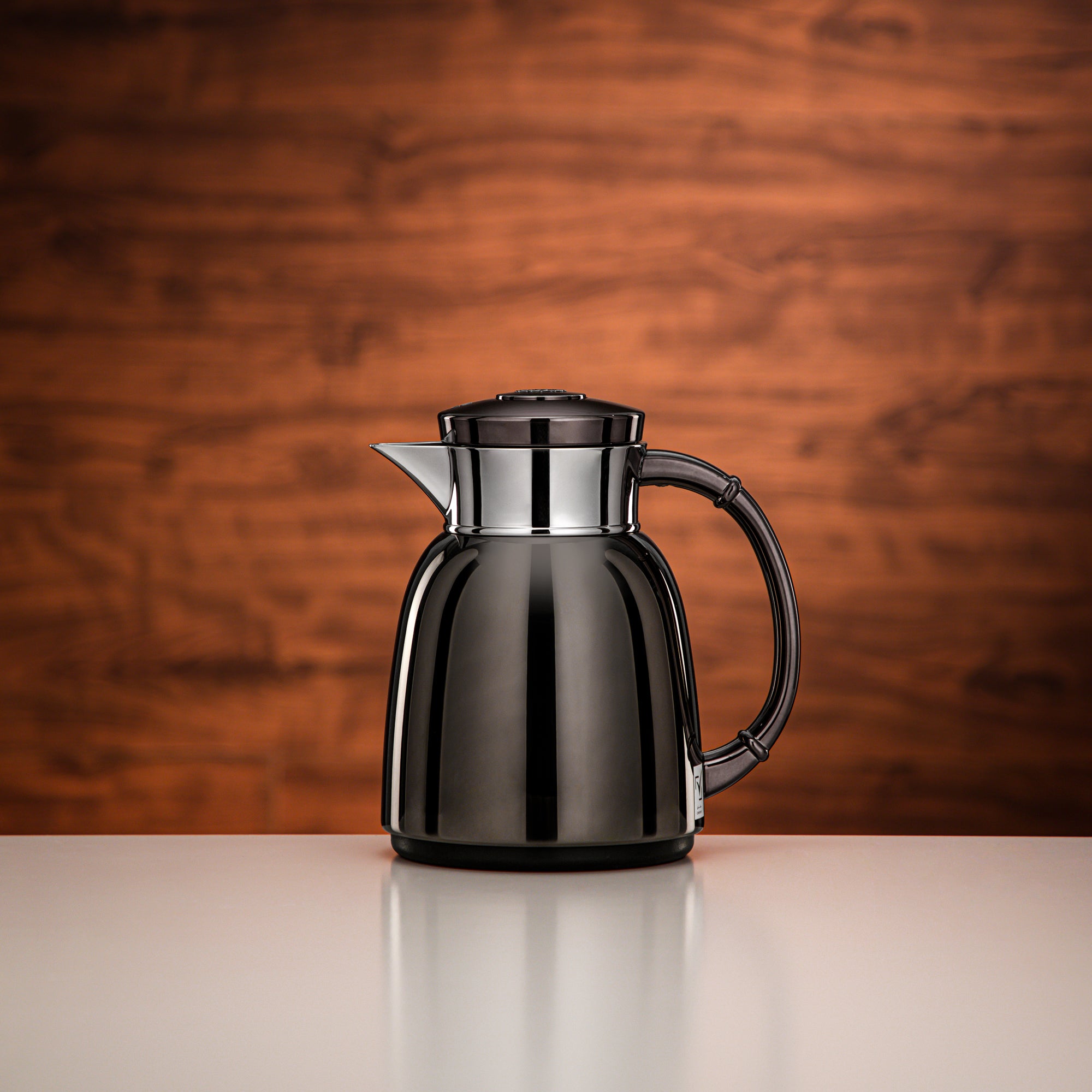 Almarjan Vacuum Flask 0.35L Gun Black & Silver