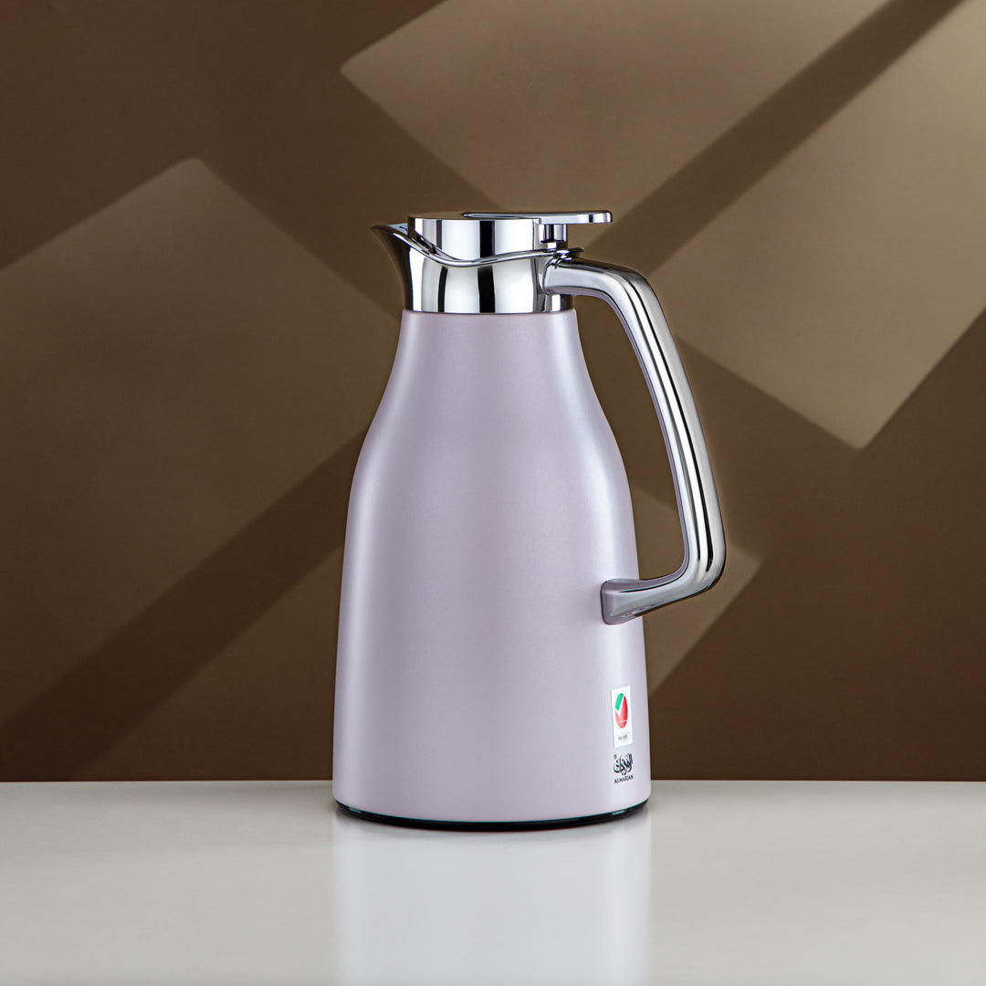 Almarjan 1 Liter Vacuum Flask Light Purple & Silver - RGC-1000Q404YZC