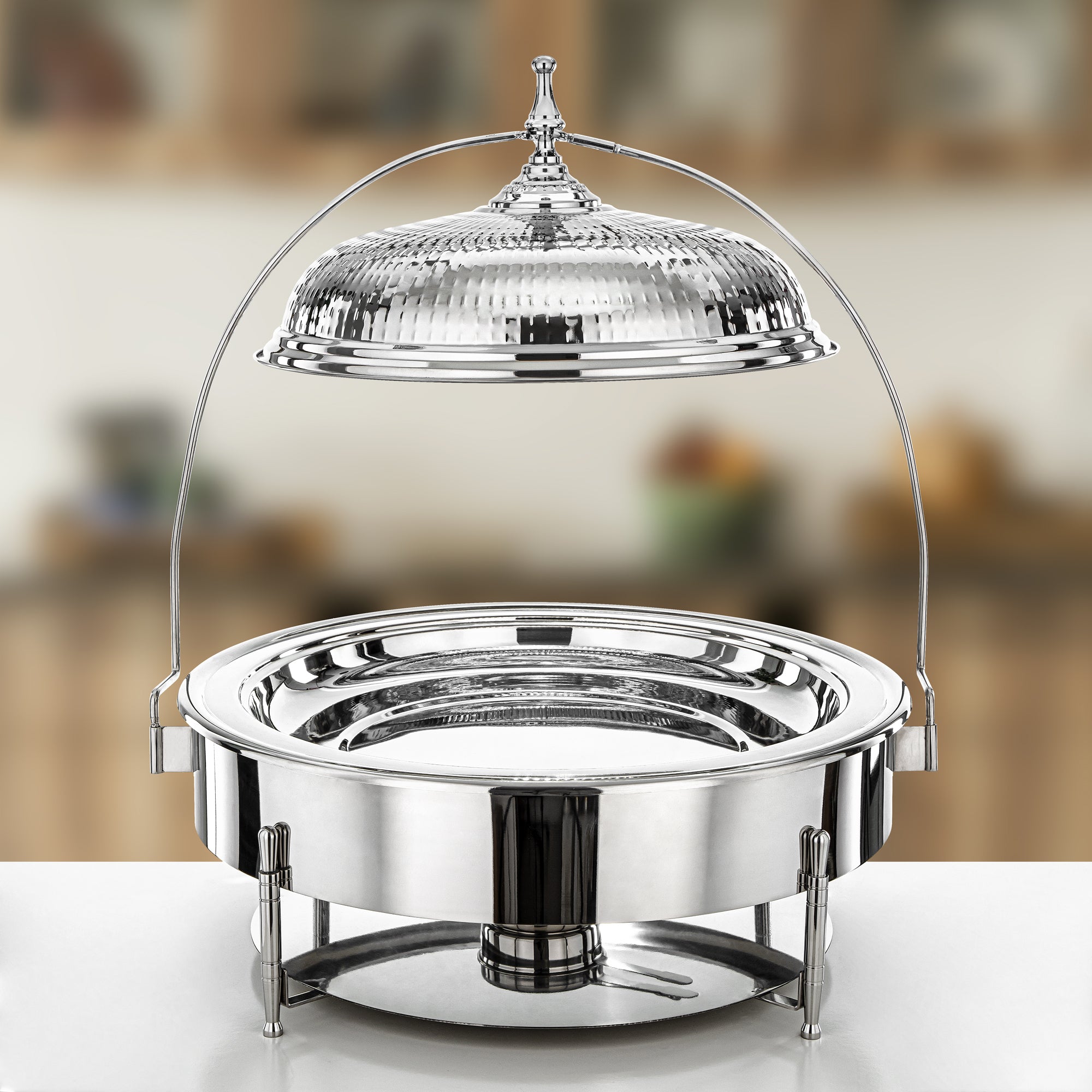 Almarjan Chafing Dish 60 cm Mirror Finish