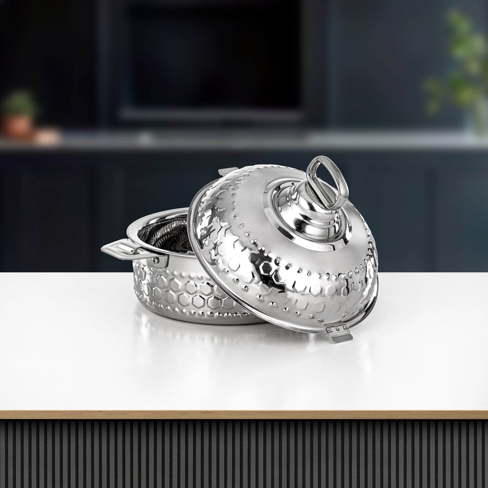 Almarjan Hot Pot 25cm Silver – Diwan Collection