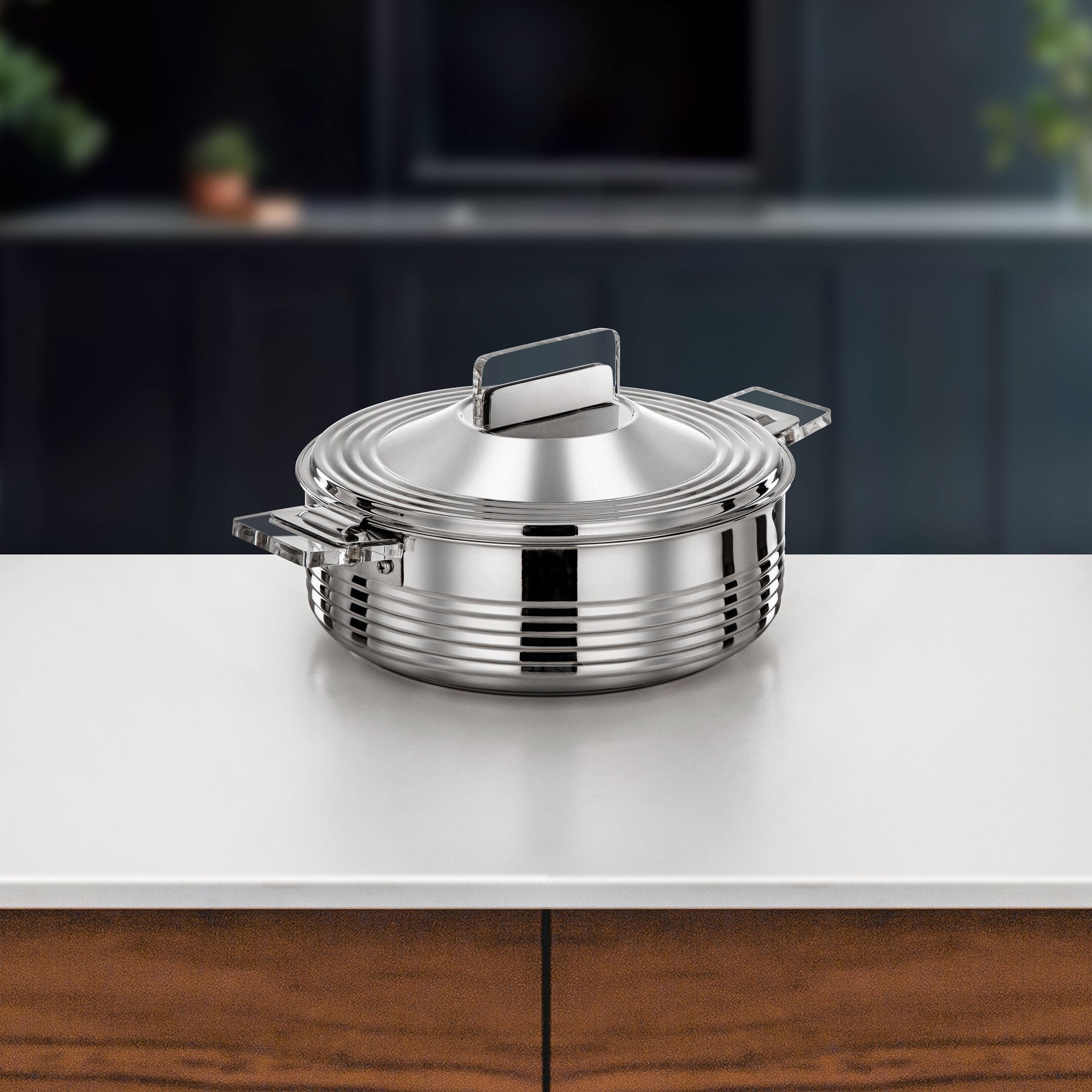 المرجان مهرة حرارات 3.5 لتر فضي (H25P3)