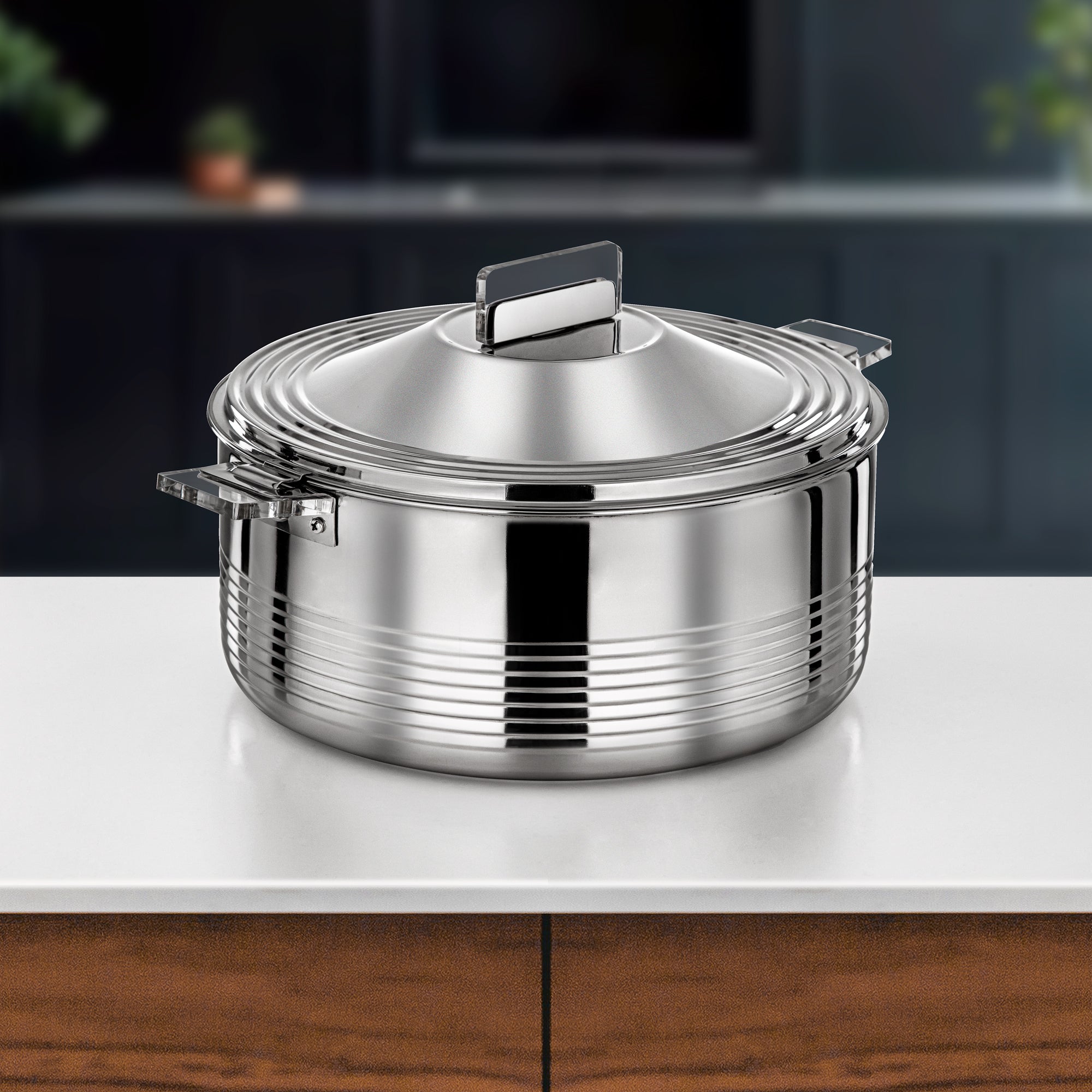 المرجان مهرة حرارات 10 لتر فضي (H25P3)