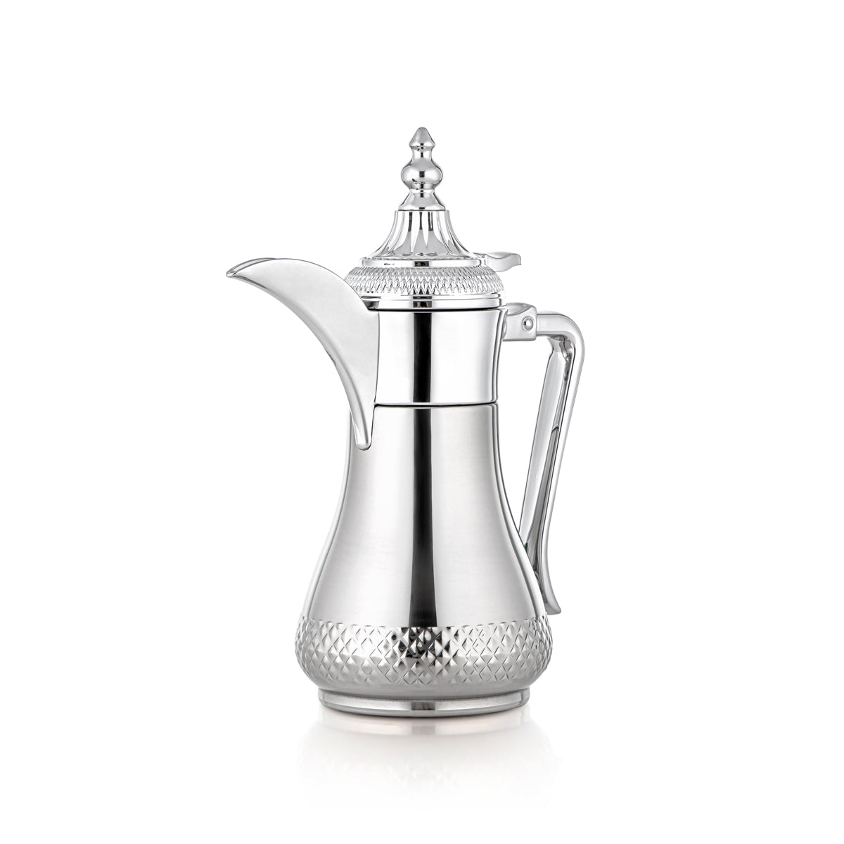 Almarjan 0.35 Liter Stainless Steel Vacuum Dallah Silver - SWD/D-035-CR