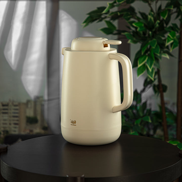 Almarjan 1.5 Liter Vacuum Flask Matt Ivory - UKM22-150 MIV