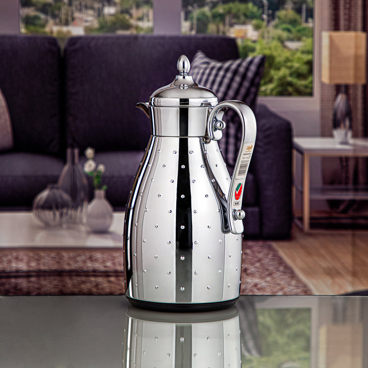 Almarjan 1 Liter Vacuum Flask Silver - VAF0010333