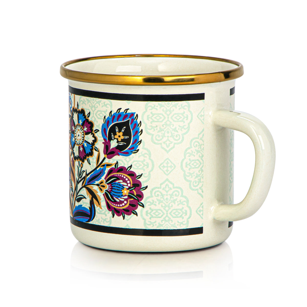 Almarjan 9 CM Tohfa Collection Enamel Mug - 287421057