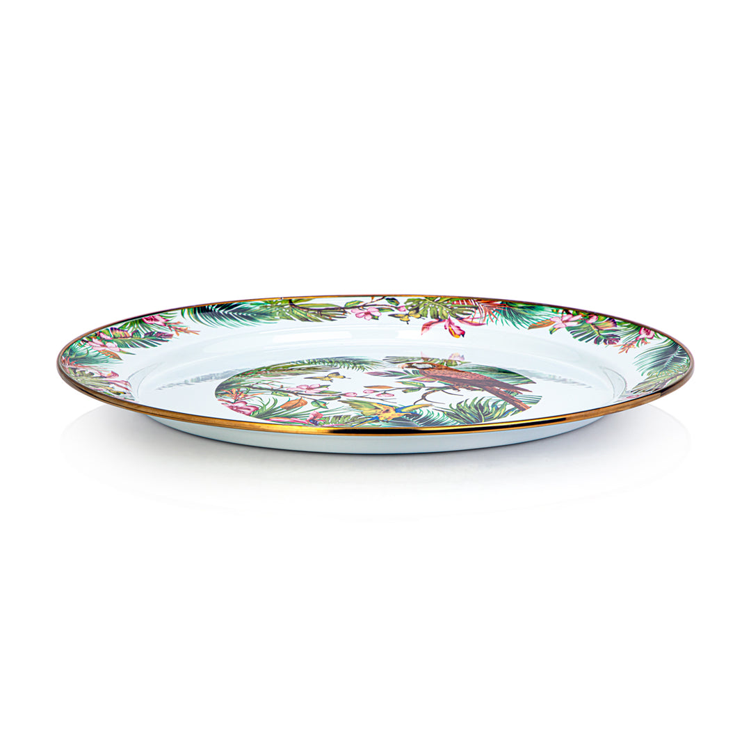 Almarjan 44 CM Tohfa Collection Enamel Tray - 287421078