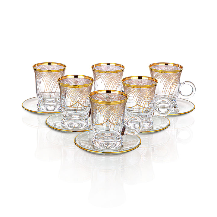 Combi 6 Pieces Glass Tea Cup Set - G952/1Z-35/11