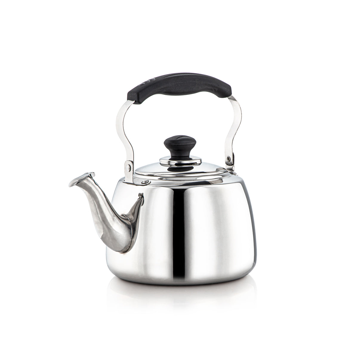 Almarjan 2 Liter Amani Collection Stainless Steel Whistling Kettle Silver - STS0010904